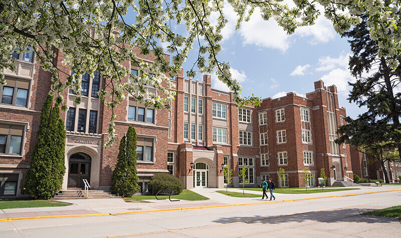 North Dakota University campus.