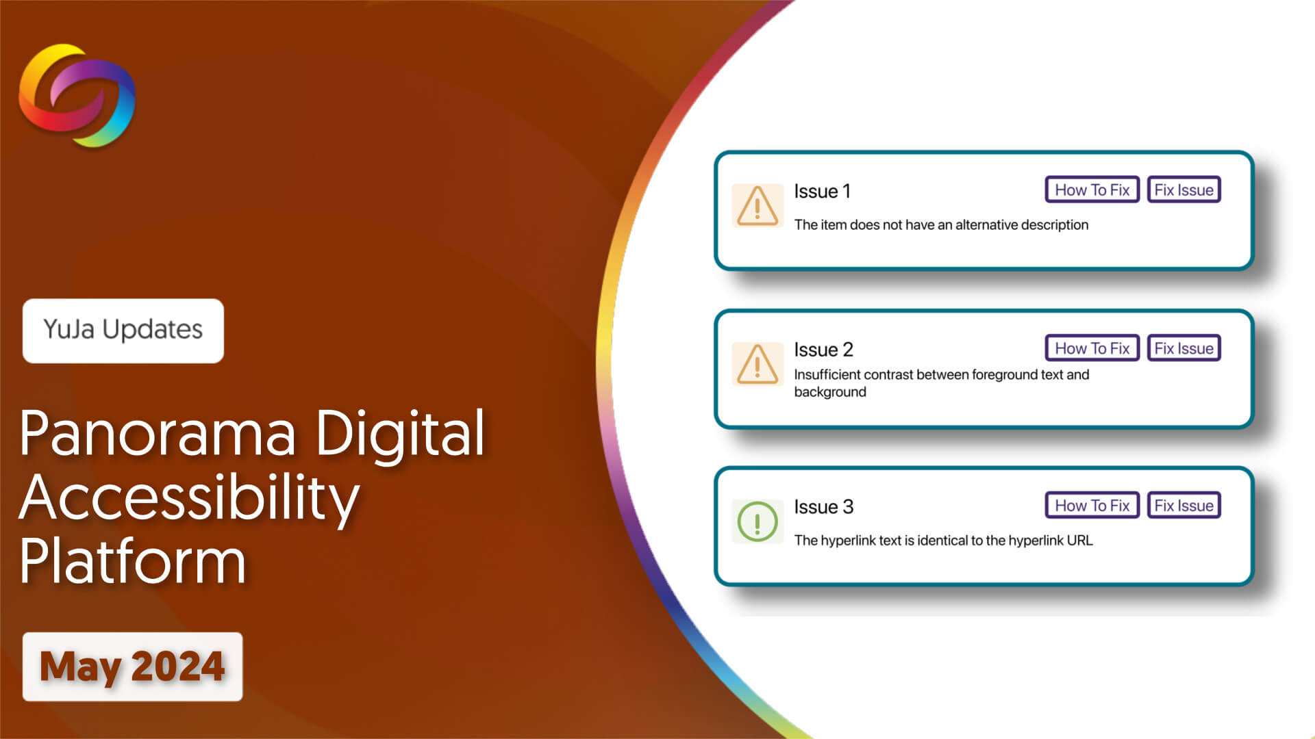 Panorama Digital Accessibility Platform: May 2024 Release thumbnail.