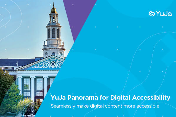 YuJa Panorama for Digital Accessibility brochure cover.