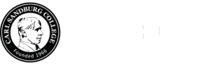 Carl Sandburg College white logo