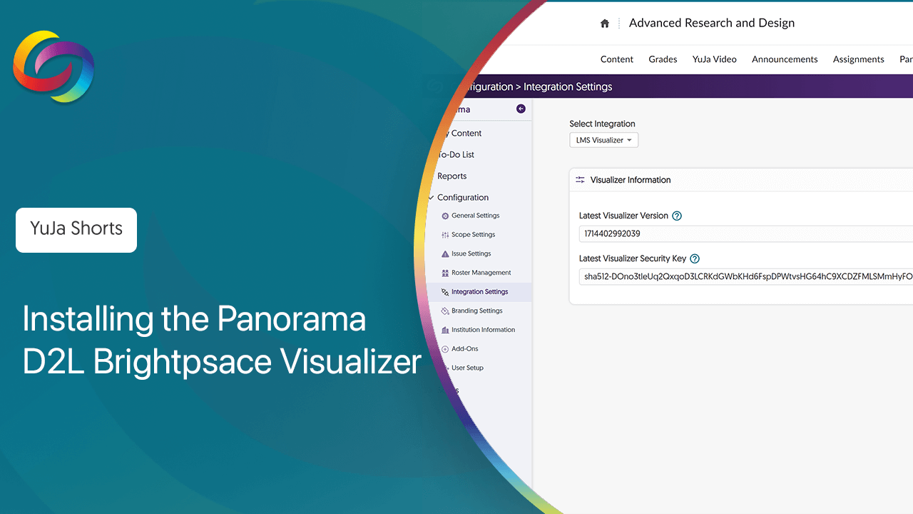 Installing the Panorama D2L Brightspace Visualizer thumbnail.