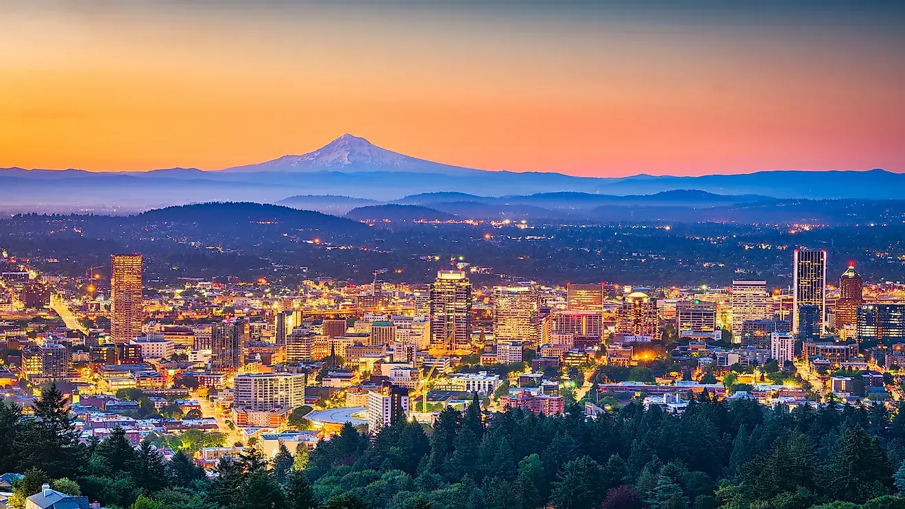 Salem Oregon Sky line